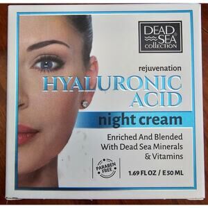 Hyaluronic Acid Anti Wrinkle Night Cream by Dead Sea Collection 1.69 oz